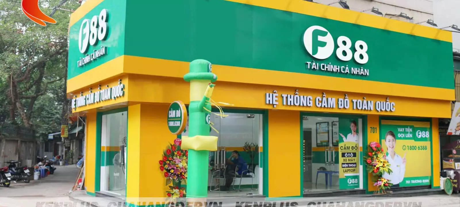 F88 - Mẫu thiết kế hệ thống cầm đồ trên toàn quốc