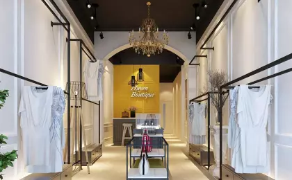 Thiết kế shop thời trang Huyền Boutique Hàng Bông