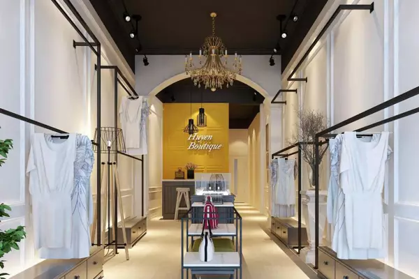 Thiết kế shop thời trang Huyền Boutique Hàng Bông