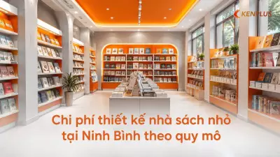 Chi phí thiết kế nhà sách nhỏ tại Ninh Bình theo quy mô