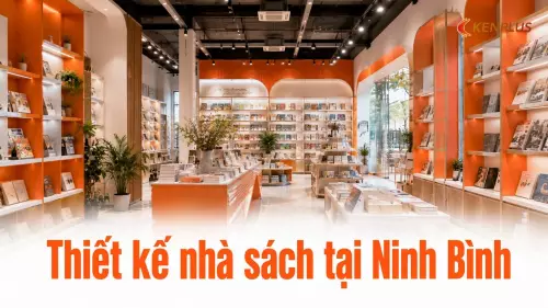 Thiết kế nhà sách tại Ninh Bình: bố trí kệ sách và khu đọc thu hút