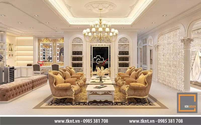 Tất tần tật về thiết kế ảnh viện áo cưới phong cách tân cổ điển