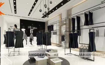 "Chọn mặt gửi vàng" đơn vị thiết kế shop quần áo nữ tại Hà Nội