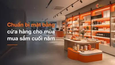 Chuẩn bị mặt bằng cửa hàng cho mùa mua sắm cuối năm
