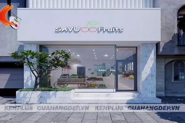 Thiết kế cửa hàng trái cây SAVU Fruits