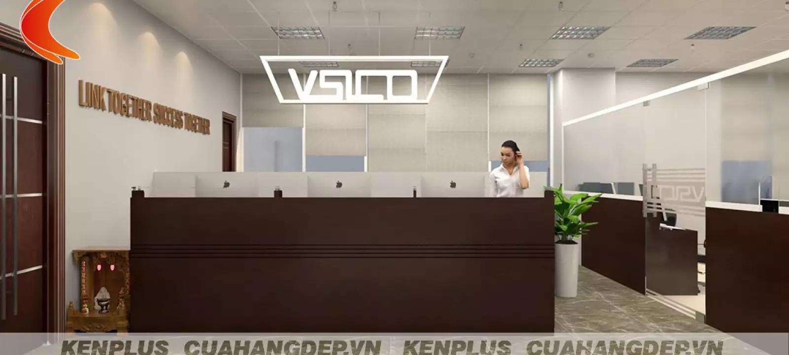 Thiết kế văn phòng Vsico tại Hà Nội
