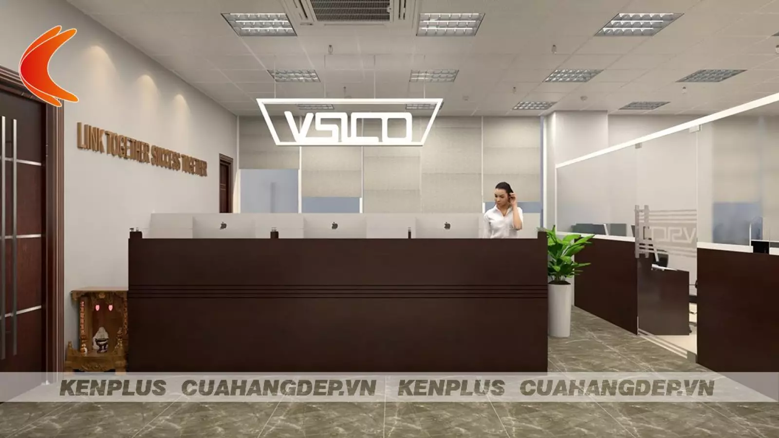 Thiết kế văn phòng Vsico tại Hà Nội