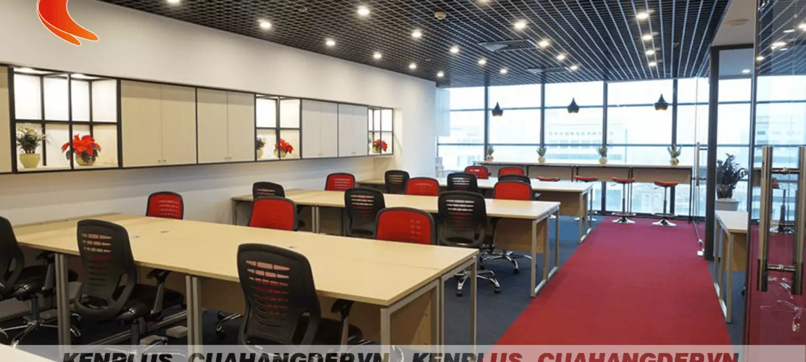 Thi công văn phòng Việt Tiến Mạnh – Không gian làm việc chuẩn lý tưởng
