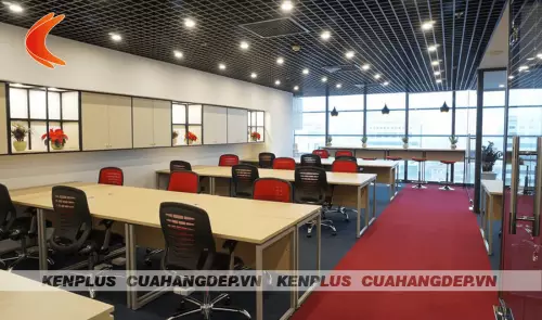 Thi công văn phòng Việt Tiến Mạnh – Không gian làm việc chuẩn lý tưởng