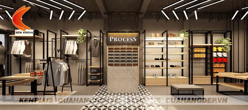 Thiết kế shop thời trang Process