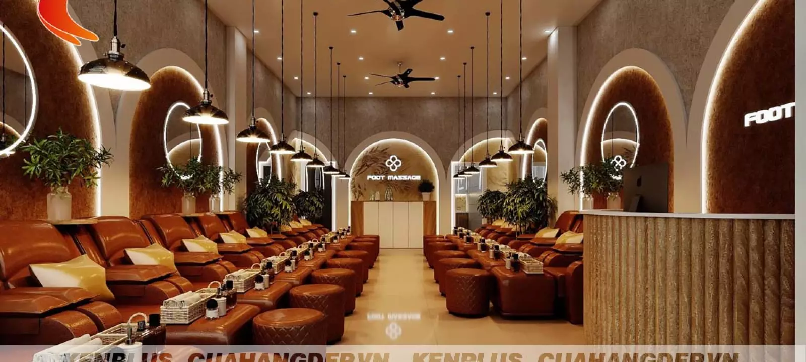 Thiết kế spa Foot Massage tại Phú Quốc