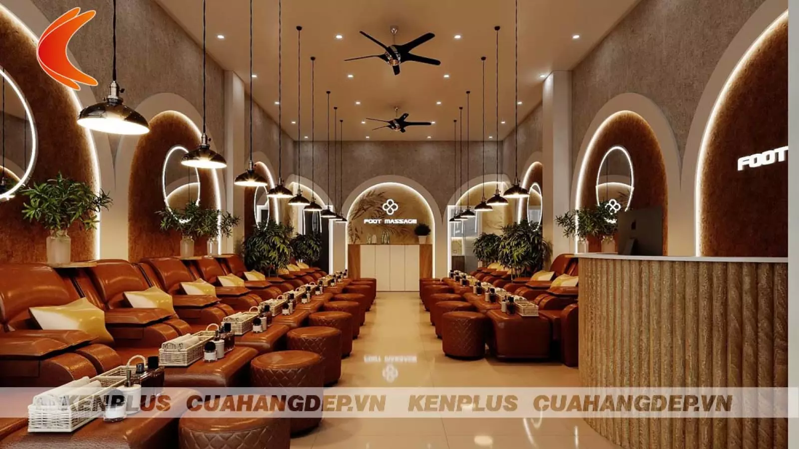 Thiết kế spa Foot Massage tại Phú Quốc