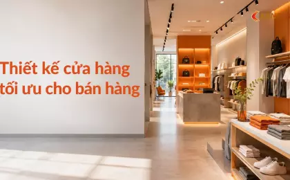 Thiết kế cửa hàng tối ưu cho bán hàng đa kênh online và offline