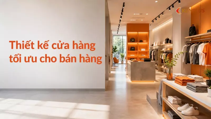 Thiết kế cửa hàng tối ưu cho bán hàng đa kênh online và offline