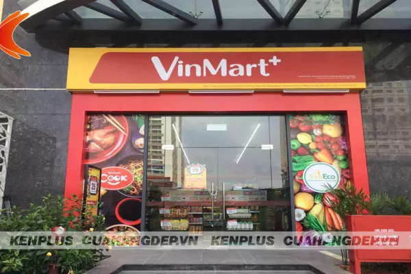 Mẫu thiết kế siêu thị mini Vinmart+