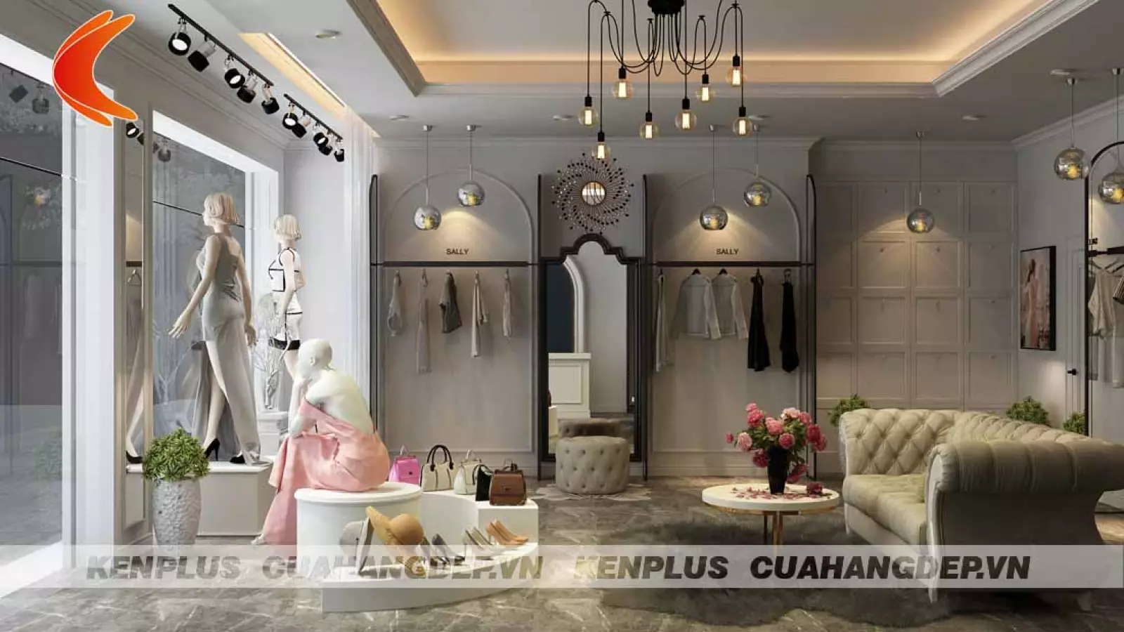 Thiết kế shop thời trang Sally Charm