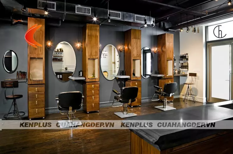 5 phong cách thiết kế tiệm cắt tóc được ưa chuộng nhất hiện nay