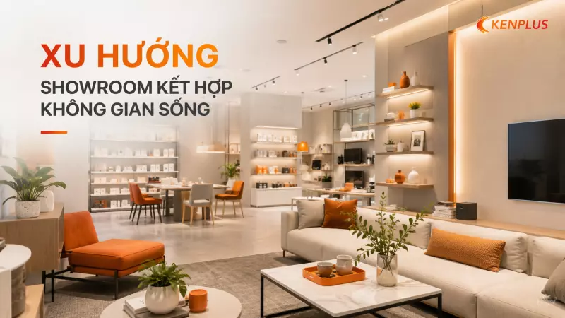 Xu hướng showroom kết hợp không gian sống (lifestyle store)
