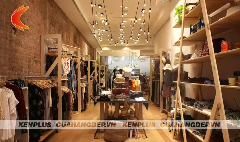 Thiết kế shop thời trang Vintage - không gian kinh doanh đẹp thơ mộng