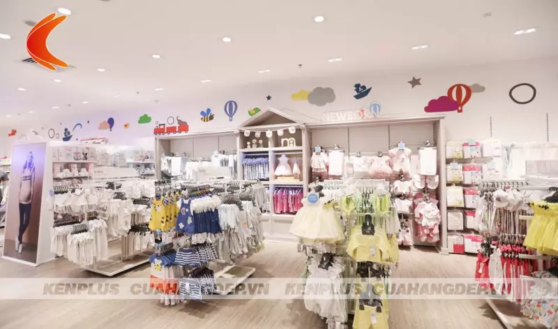 Bật mí cách thiết kế shop thời trang mẹ và bé đẹp “chất ngất”