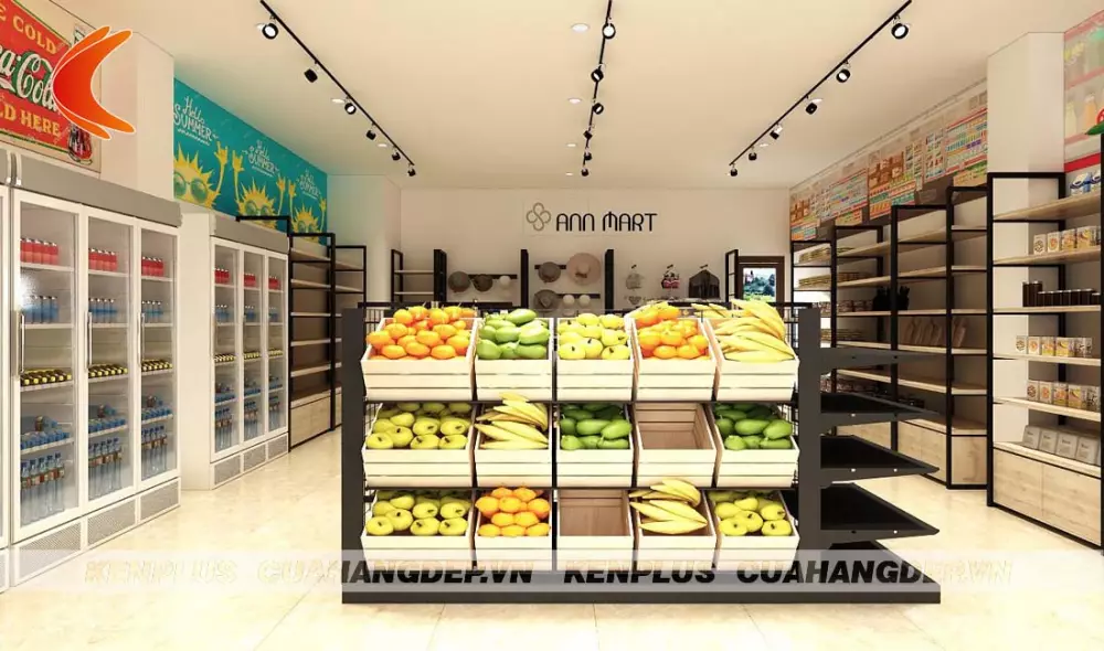 Thiết kế siêu thị mini Ann Mart tại Phú Quốc