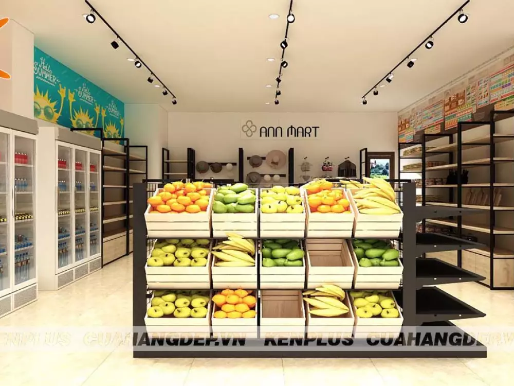 Thiết kế siêu thị mini Ann Mart tại Phú Quốc