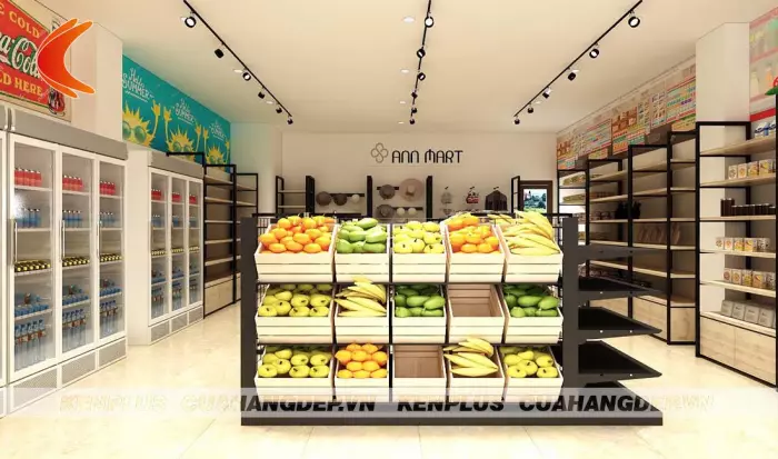 Thiết kế siêu thị mini Ann Mart tại Phú Quốc