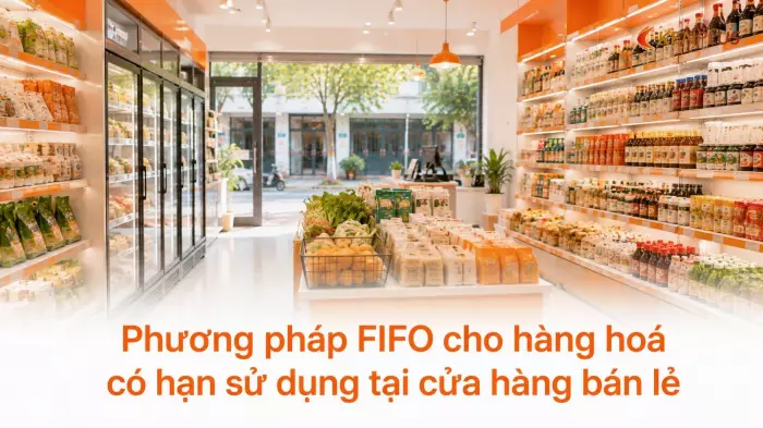 Phương pháp FIFO cho hàng hoá có hạn sử dụng tại cửa hàng bán lẻ