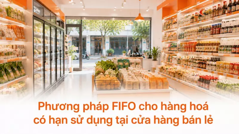 Phương pháp FIFO cho hàng hoá có hạn sử dụng tại cửa hàng bán lẻ