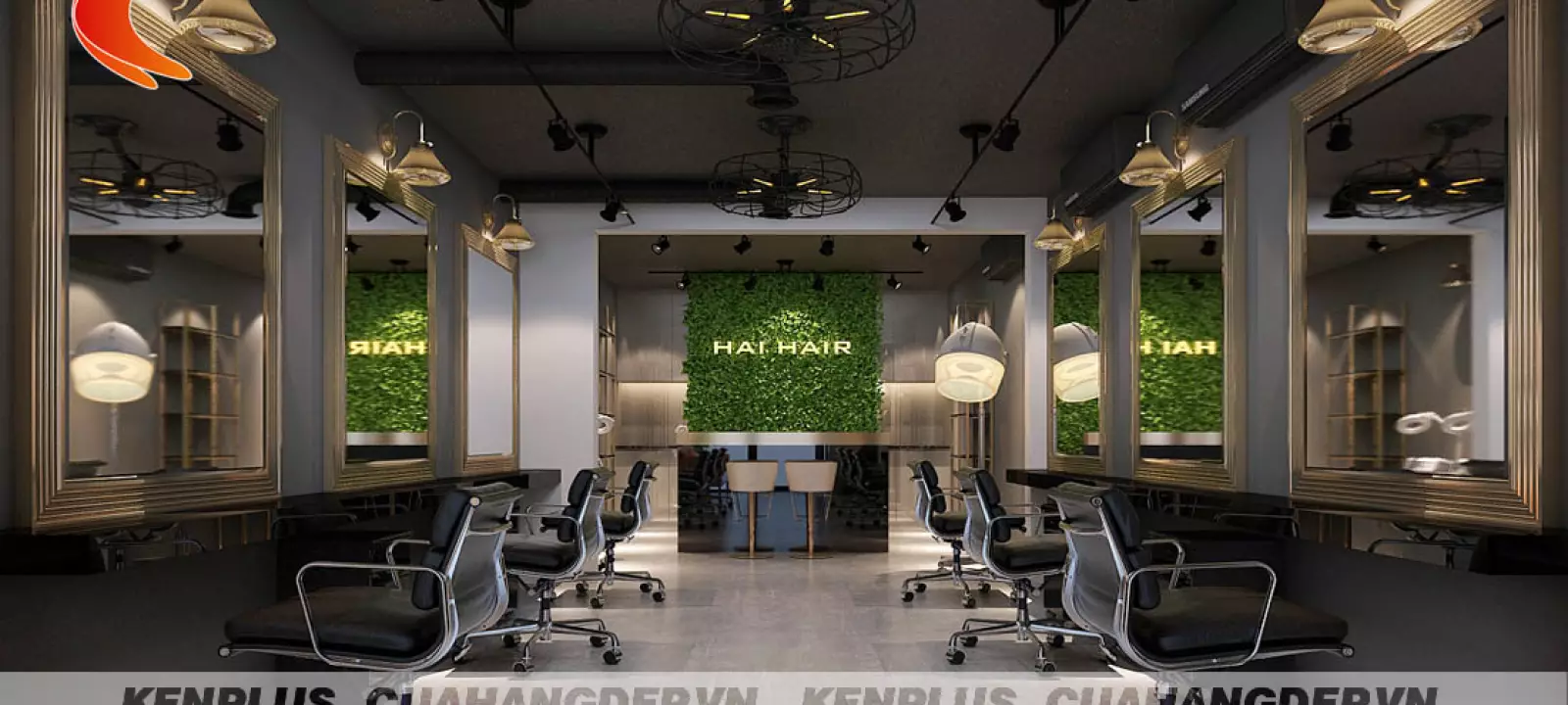 Mẫu thiết kế salon tóc Hai Hair 26 Văn Chương