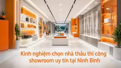 Kinh nghiệm chọn nhà thầu thi công showroom uy tín tại Ninh Bình