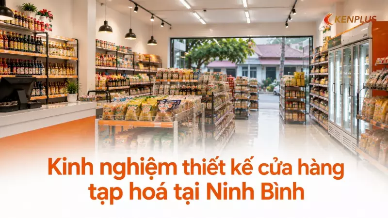 Kinh nghiệm thiết kế cửa hàng tạp hoá tại Ninh Bình