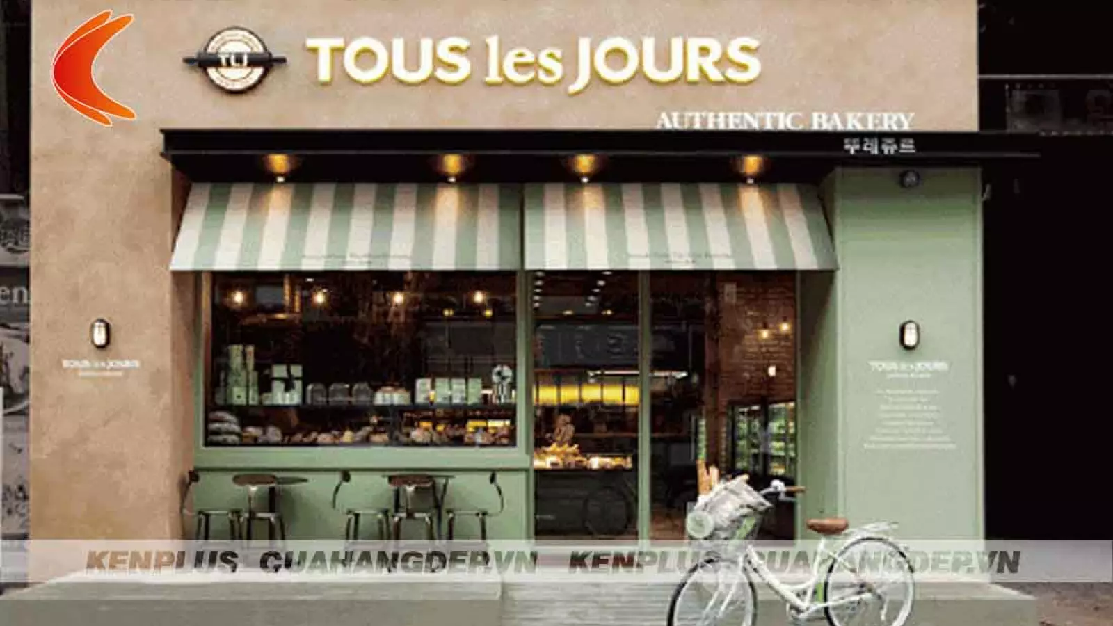 Mẫu thiết kế tiệm bánh Tous Les Jour