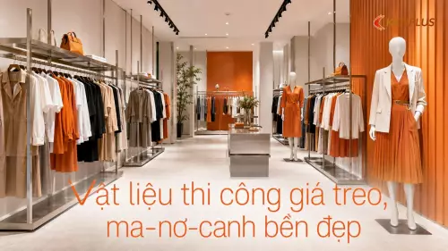 Vật liệu thi công giá treo, ma-nơ-canh bền đẹp