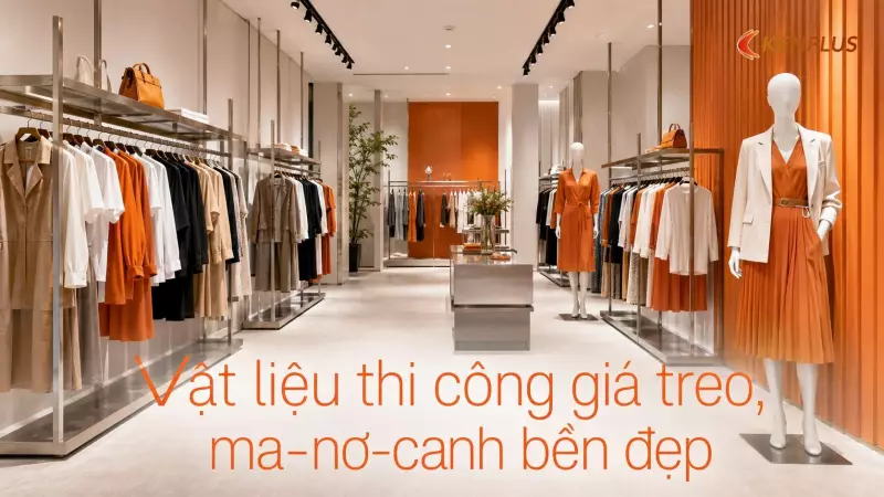 Vật liệu thi công giá treo, ma-nơ-canh bền đẹp