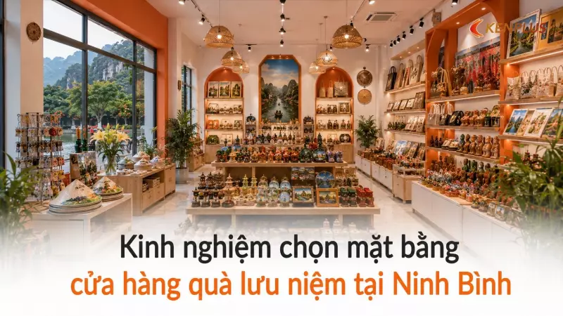 Kinh nghiệm chọn mặt bằng cửa hàng quà lưu niệm tại Ninh Bình