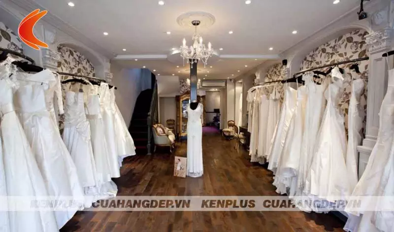 Làm thế nào để thiết kế cửa hàng áo cưới thu hút?