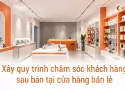 Xây quy trình chăm sóc khách hàng sau bán tại cửa hàng bán lẻ