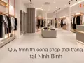 Quy trình thi công shop thời trang tại Ninh Bình