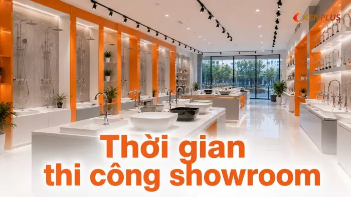 Thời gian thi công showroom: tiến độ thực tế và cách rút ngắn