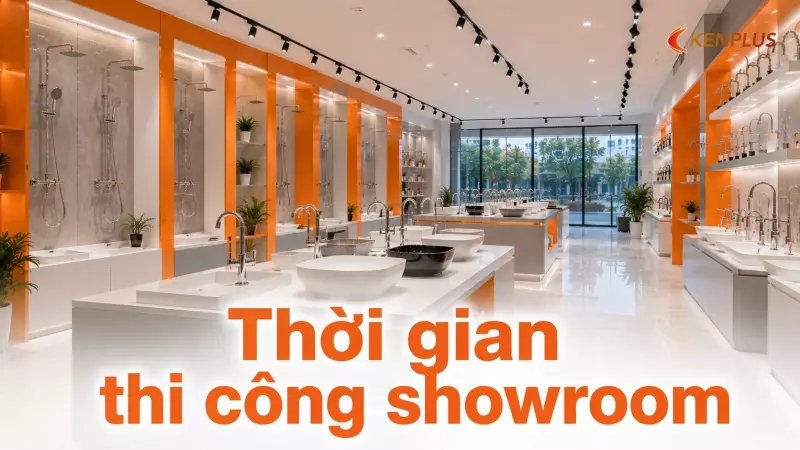 Thời gian thi công showroom: tiến độ thực tế và cách rút ngắn