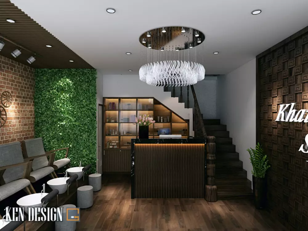 Mẫu thiết kế cửa hàng Khải Spa