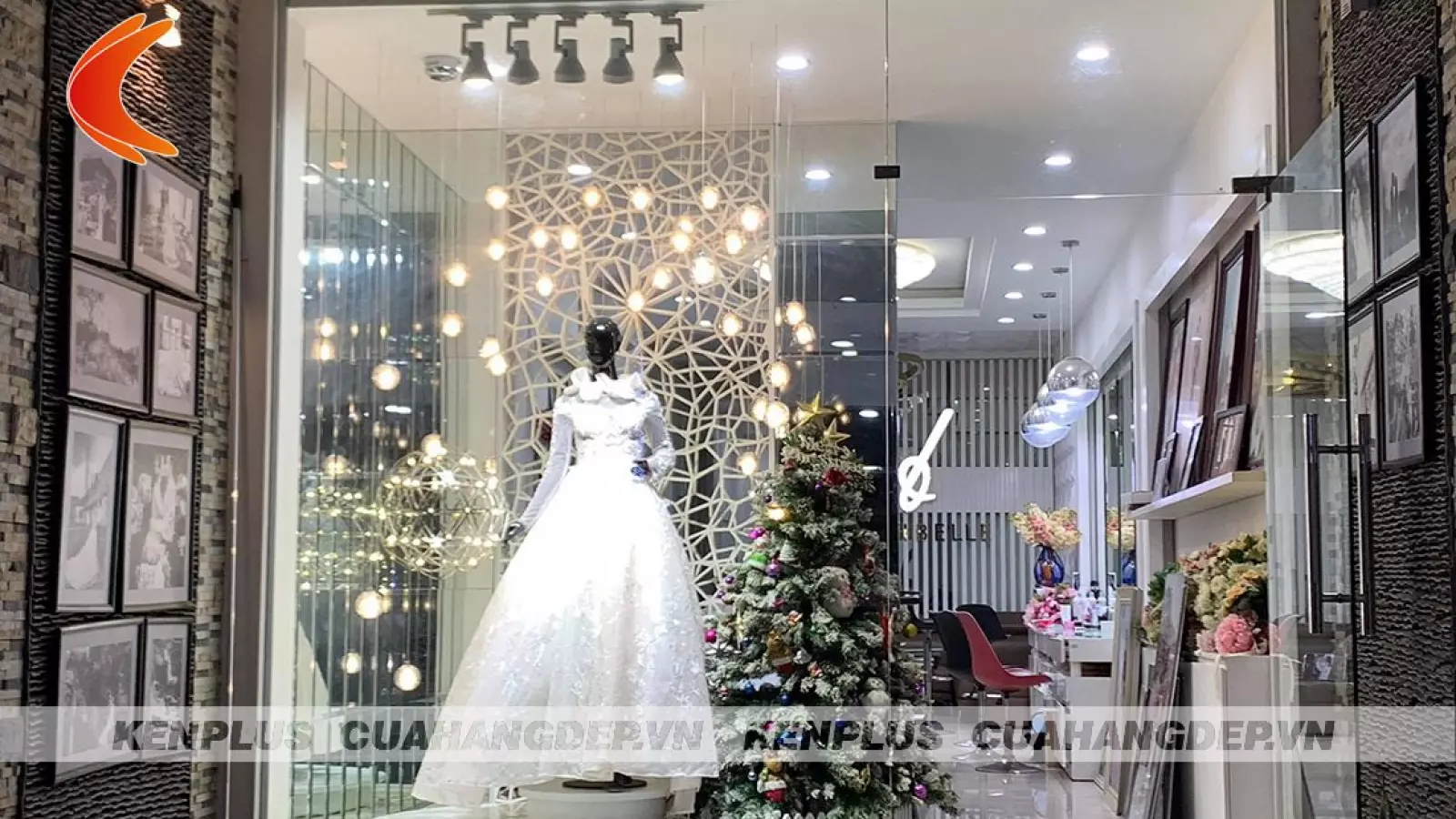 Thi công ảnh viện áo cưới Bich Belle Studio
