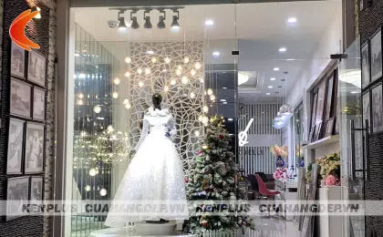 Thi công ảnh viện áo cưới Bich Belle Studio