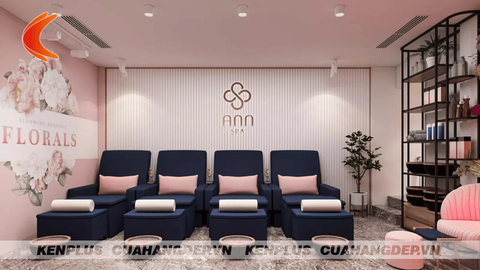 Ann Spa - Thiết kế spa ngọt ngào tại Phú Quốc