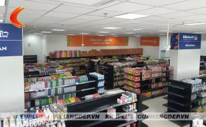 Thi công siêu thị BRG
