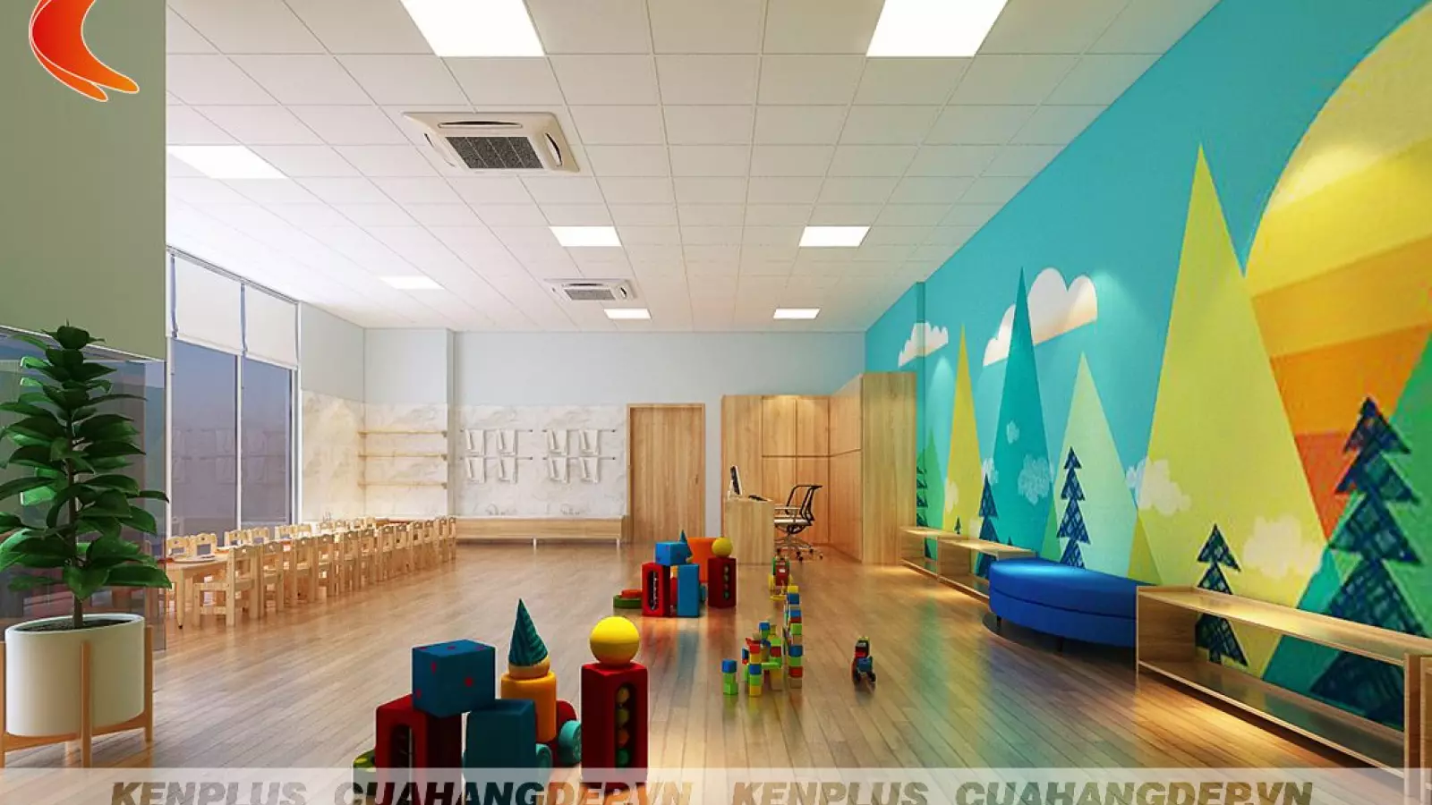 Thiết kế trường mầm non Homie school tại Hà Nội