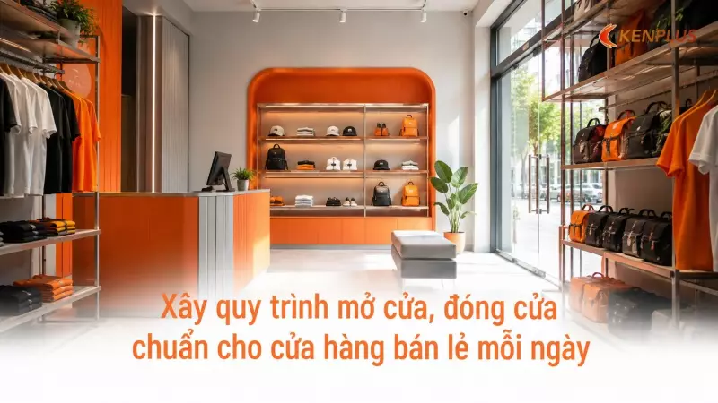 Xây quy trình mở cửa, đóng cửa chuẩn cho cửa hàng bán lẻ mỗi ngày