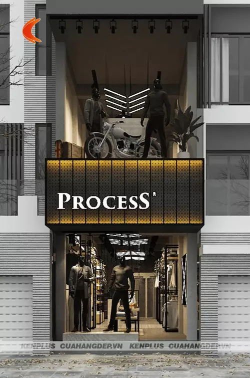 Thiết kế shop thời trang Process