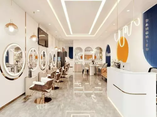 Thiết kế cửa hàng spa & salon tóc